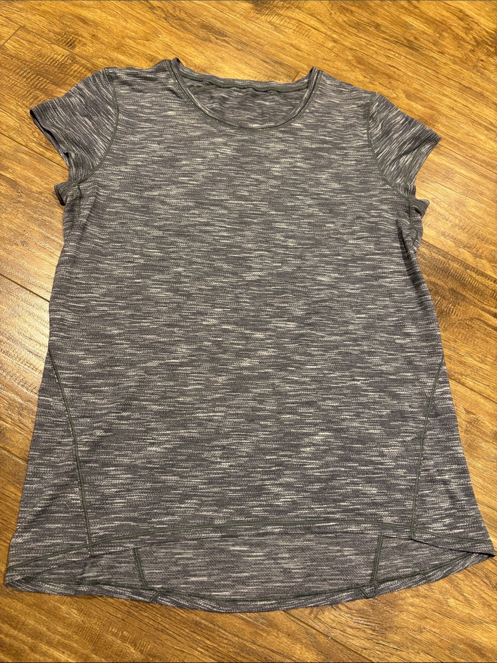 lululemon athletica Heathered Charcoal Short Sleeve Tee